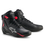 Motorrad Sportschuhe Alpinestars Stella Faster 4 Drystar Black Gray Coral Fluo