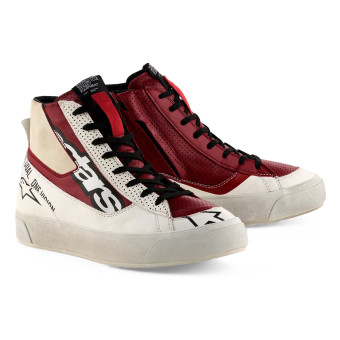 Motorrad Sportschuhe Alpinestars Stella Stated Flair White Rio Red