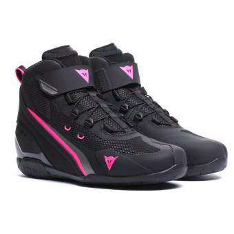 Motorrad Sportschuhe Dainese Herian Air Woman Schwarz Fluo Pink