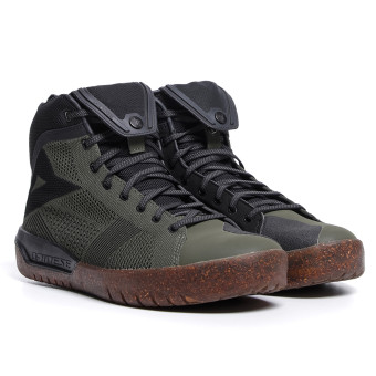 Motorrad Sportschuhe Dainese Metractive Air Grape Leaf Black Natural Rubber
