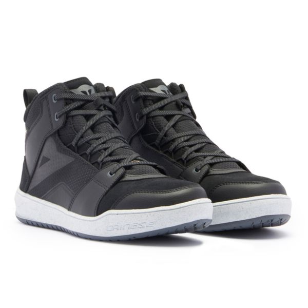 Motorrad Sportschuhe Dainese Suburb D-WP Black White Iron Gate