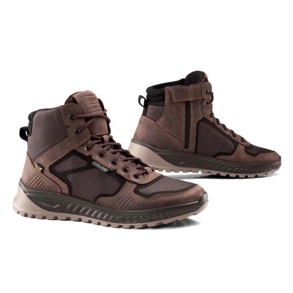 Motorrad Sportschuhe Falco Ace Brown D3O