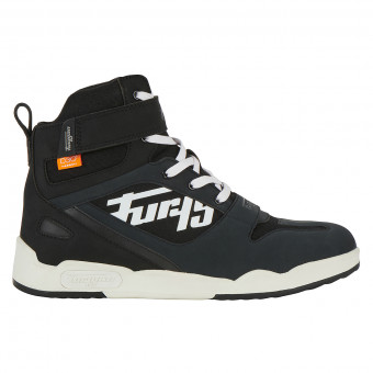 Motorrad Sportschuhe Furygan Get Down Black White