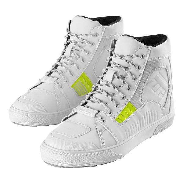 Motorrad Sportschuhe Furygan Sacramento D3O White Grey Yellow Fluo Motorrad Sportschuhe Furygan Sacramento D3O White Grey Yellow Fluo