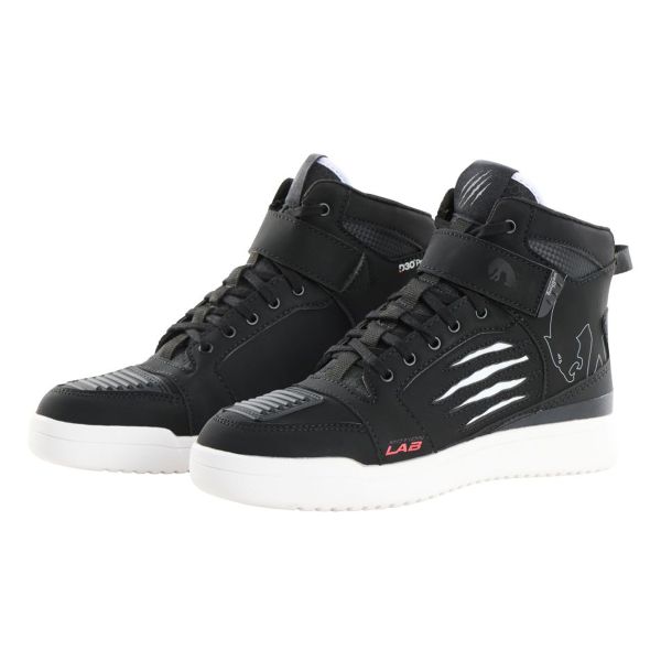 Motorrad Sportschuhe Furygan Tarmac D3O Black White