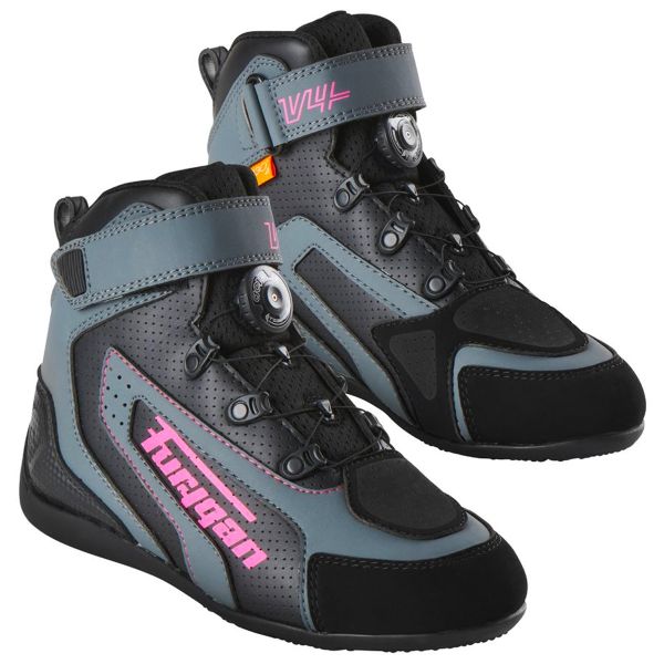 Motorrad Sportschuhe Furygan V4 Easy D3O Lady Vented Black Pink Motorrad Sportschuhe Furygan V4 Easy D3O Lady Vented Black Pink