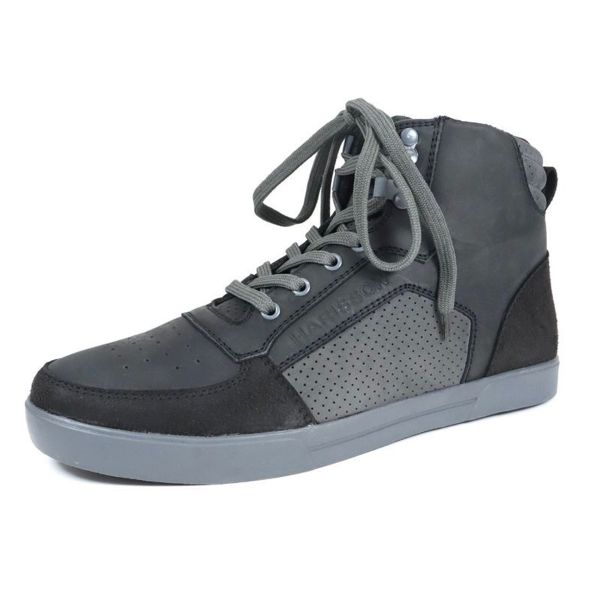 Motorrad Sportschuhe HARISSON Apache Black Grey