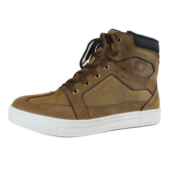 Motorrad Sportschuhe HARISSON Branco Brown White