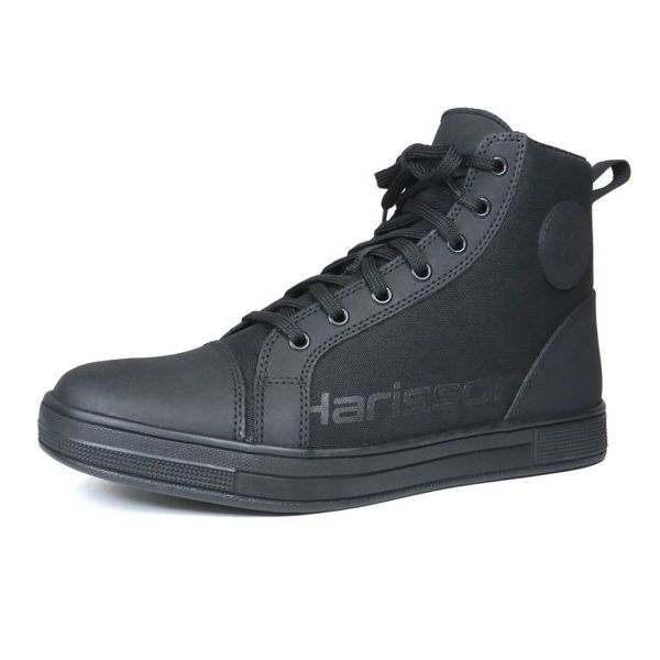 Motorrad Sportschuhe HARISSON Curtis Full Black Motorrad Sportschuhe HARISSON Curtis Full Black