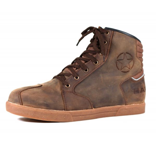 Motorrad Sportschuhe HARISSON Yankee Raw Brown