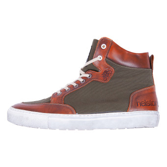 Motorrad Sportschuhe Helstons Kobe Armalith Leather Kaki Brown Motorrad Sportschuhe Helstons Kobe Armalith Leather Kaki Brown