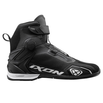 Motorrad Sportschuhe Ixon Bull 2 Air Black White