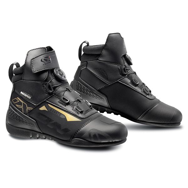 Motorrad Sportschuhe Ixon Ranker WP Lady Black Gold Motorrad Sportschuhe Ixon Ranker WP Lady Black Gold