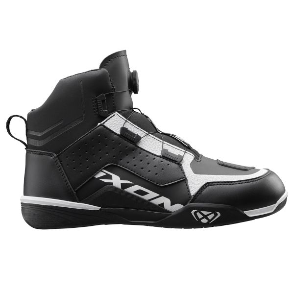 Motorrad Sportschuhe Ixon Vyper WP Black White