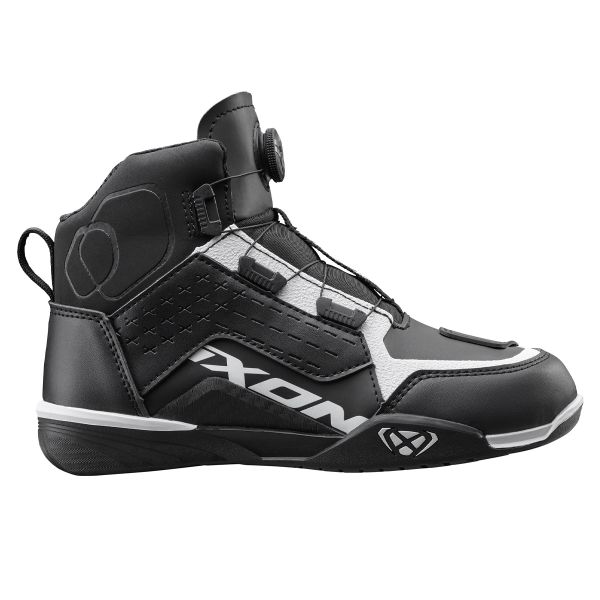 Motorrad Sportschuhe Ixon Vyper WP Lady Black White