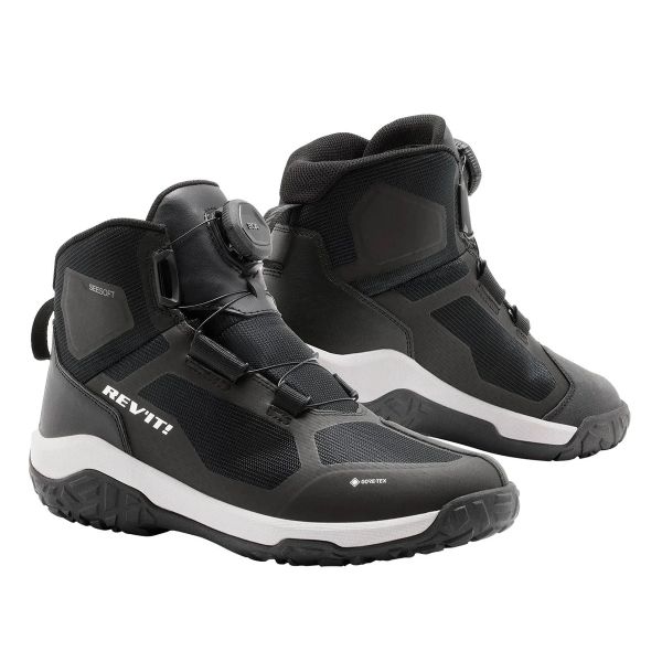 Motorrad Sportschuhe REV'IT Breccia GTX Black