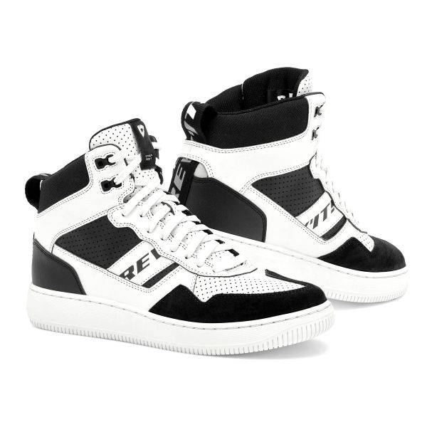 Motorrad Sportschuhe REV'IT Pacer White Black