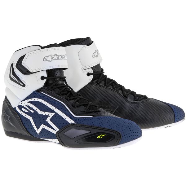 Motorrad Sportschuhe Alpinestars Faaster 2 Vented Black Navy