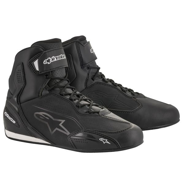 Motorrad Sportschuhe Alpinestars Faster 3 Black Black