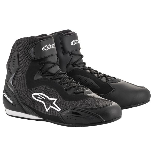 Motorrad Sportschuhe Alpinestars Faster 3 Rideknit Black