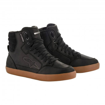 Motorrad Sportschuhe Alpinestars J-6 Waterproof Black Gum