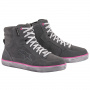 Motorrad Sportschuhe Alpinestars J-6 Waterproof Woman Light Gray Fuchsia