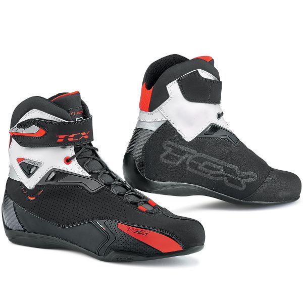 Motorrad Sportschuhe TCX Rush Black White