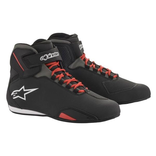 Motorrad Sportschuhe Alpinestars Sektor Black Red Motorrad Sportschuhe Alpinestars Sektor Black Red