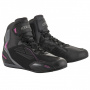Motorrad Sportschuhe Alpinestars Stella Faster 3 Drystar Black Dark Grey Fuchsia