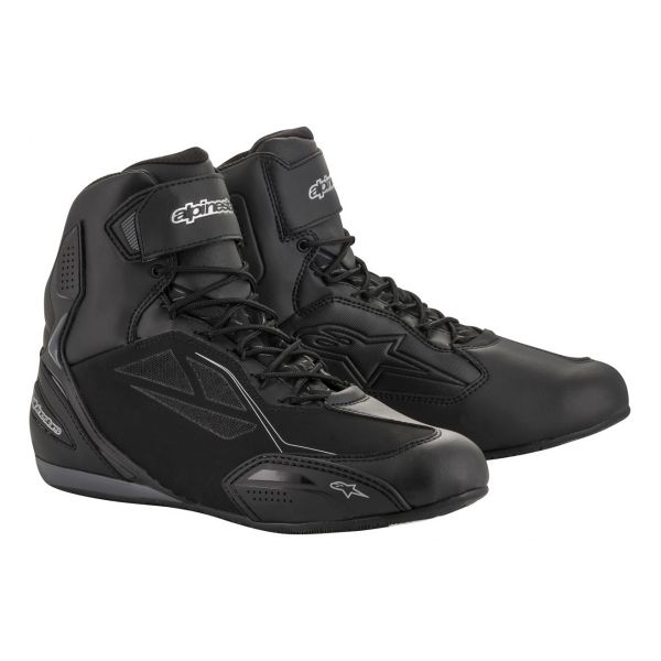 Motorrad Sportschuhe Alpinestars Stella Faster 3 Drystar Black Silver