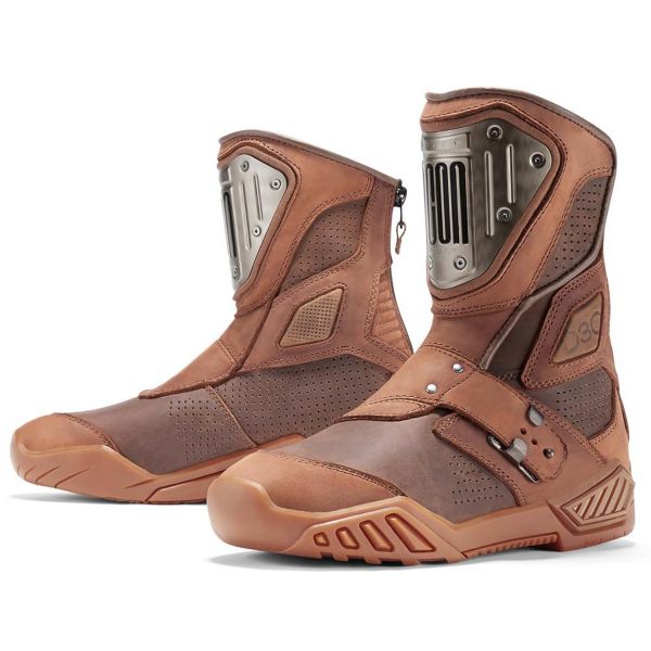 Motorradstiefel ICON 1000 Retrograde Brown Boots