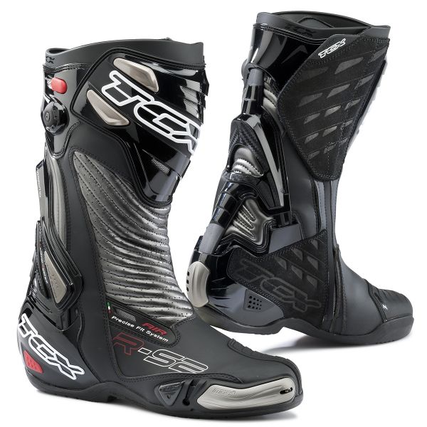 Motorradstiefel TCX R-S2 EVO Schwarz Chrome Motorradstiefel TCX R-S2 EVO Schwarz Chrome