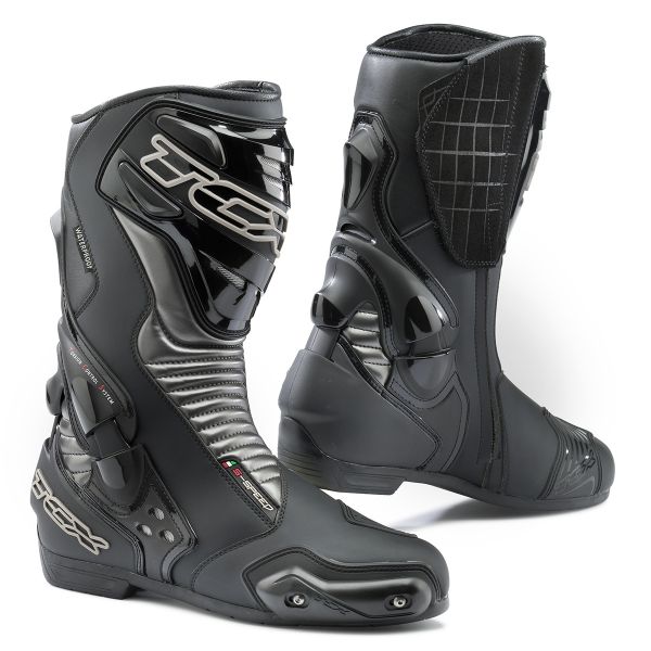 Motorradstiefel TCX S-Speed Waterproof Schwarz Graphite