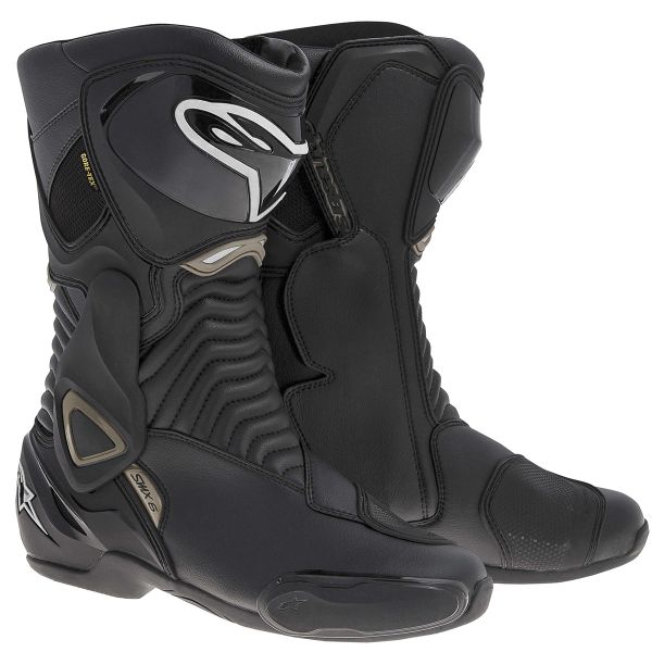 Motorradstiefel Alpinestars SMX 6 Gore-Tex Black Champagne Motorradstiefel Alpinestars SMX 6 Gore-Tex Black Champagne