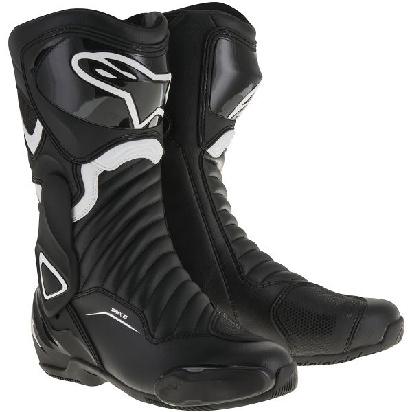 Motorradstiefel Alpinestars SMX-6 V2 Black White