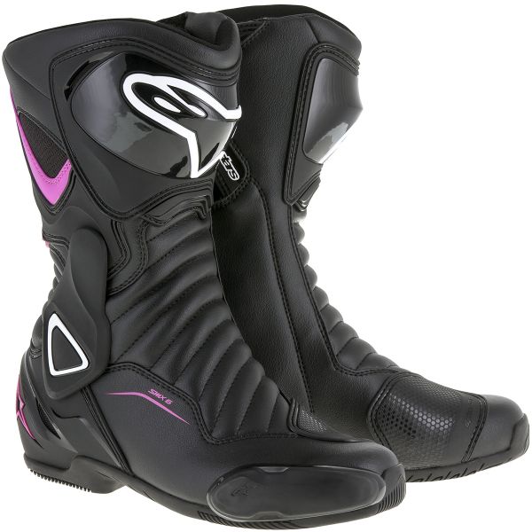 Motorradstiefel Alpinestars Stella SMX-6 V2 Black Fuchsia White