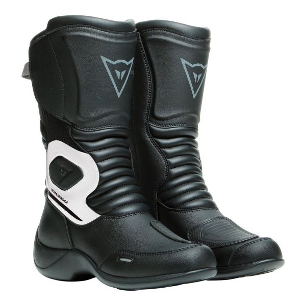 Motorradstiefel Dainese Aurora Lady D-Wp Black White