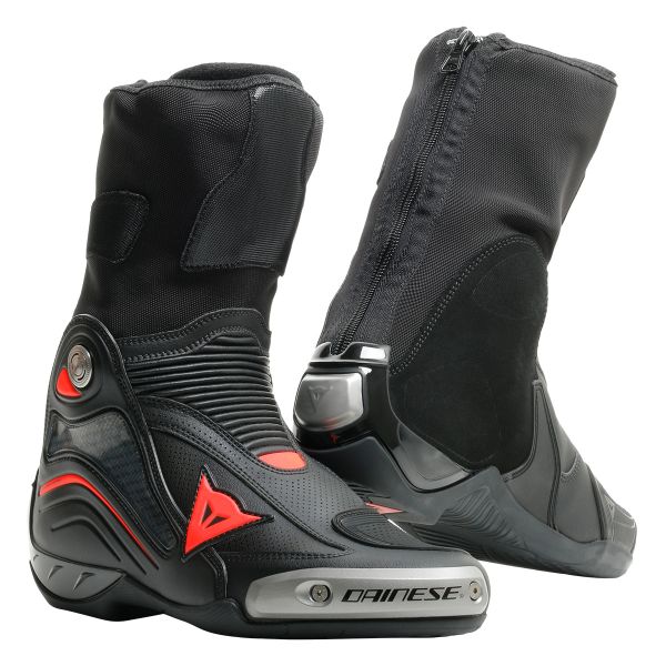 Motorradstiefel Dainese Axial D1 Air Black Fluo Red