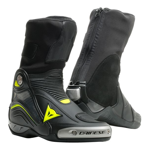 Motorradstiefel Dainese Axial D1 Black Yellow Fluo