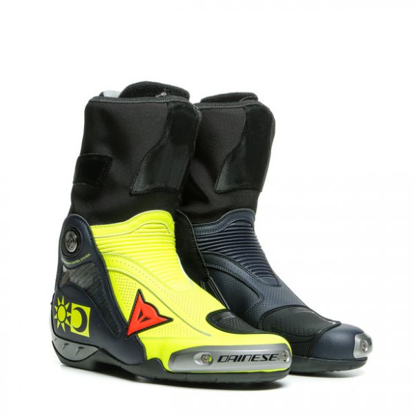 Motorradstiefel Dainese Axial D1 Replica Valentino Black White
