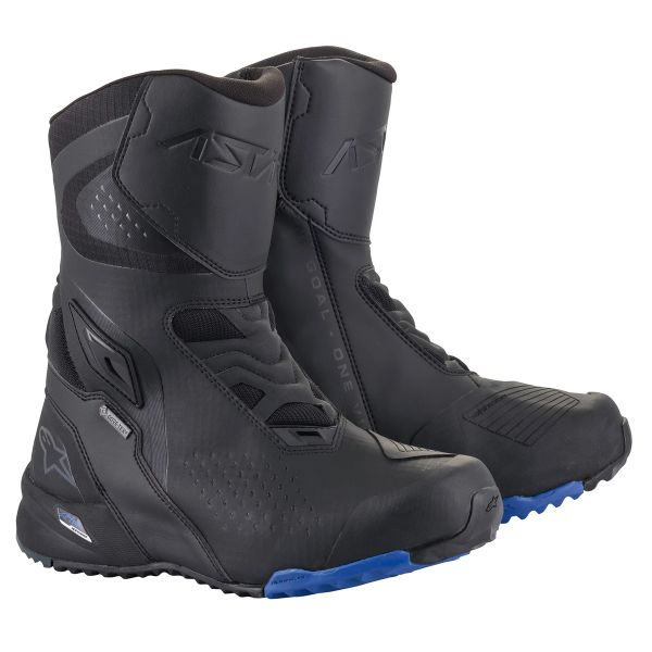 Motorradstiefel Alpinestars RT-8 Gore-Tex Black Blue Motorradstiefel Alpinestars RT-8 Gore-Tex Black Blue