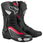 Motorradstiefel Alpinestars SMX-6 V3 Black Silver Red