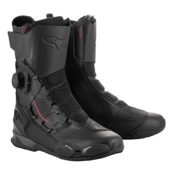 Motorradstiefel Alpinestars SP-X Boa Black Black Motorradstiefel Alpinestars SP-X Boa Black Black