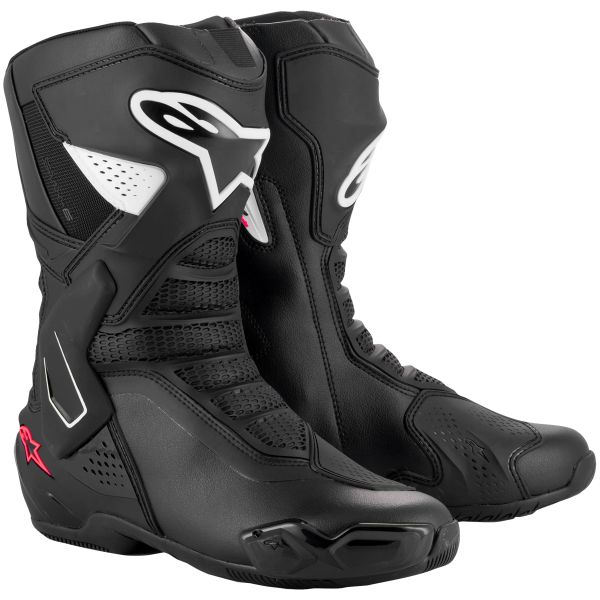 Motorradstiefel Alpinestars Stella SMX-6 V3 Black White Diva Pink Motorradstiefel Alpinestars Stella SMX-6 V3 Black White Diva Pink