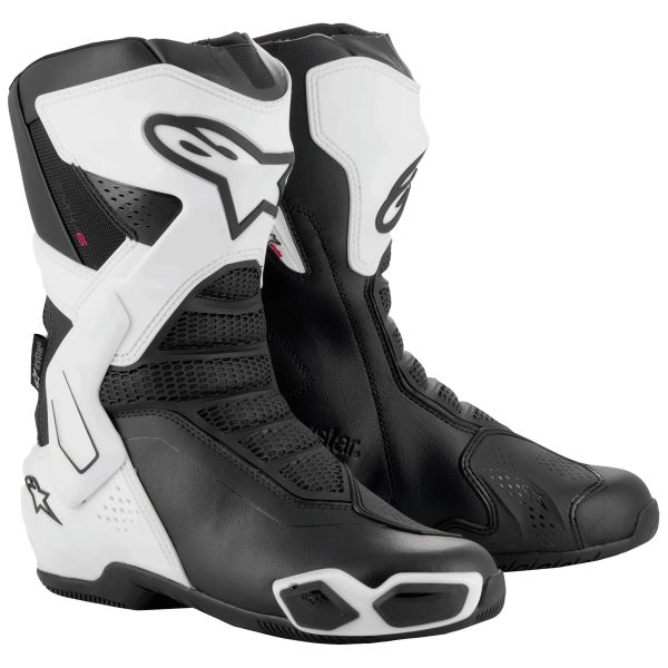 Motorradstiefel Alpinestars Stella SMX-6 V3 Drystar White Black Motorradstiefel Alpinestars Stella SMX-6 V3 Drystar White Black