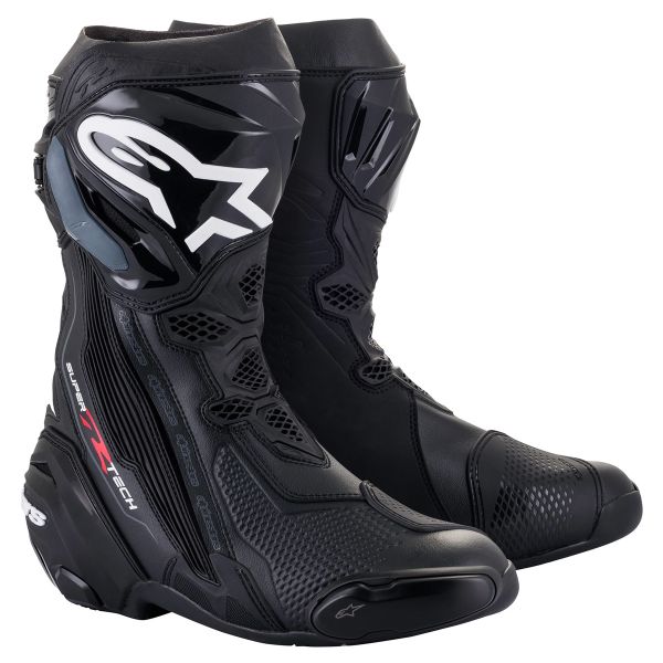 Motorradstiefel Alpinestars Supertech R Boot Black Motorradstiefel Alpinestars Supertech R Boot Black