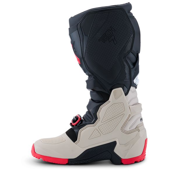Alpinestars Tech 7 Enduro Black Light Gray Bright Red