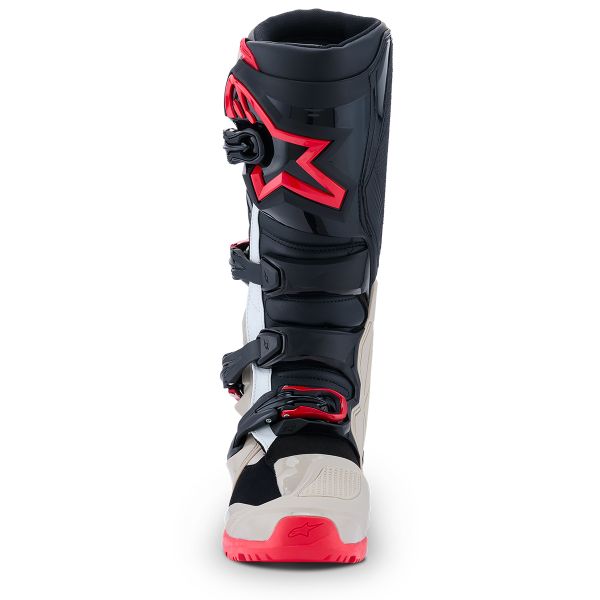 Alpinestars Tech 7 Enduro Black Light Gray Bright Red