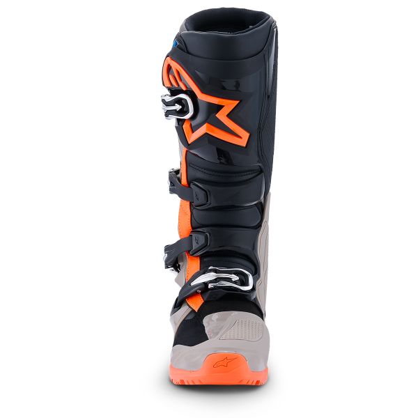 Alpinestars Tech 7 Enduro Black Warm Gray Orange Fluo