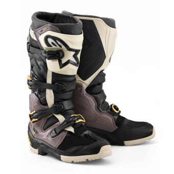 Motorradstiefel Alpinestars Tech 7 Enduro Drystar Black Dark Gray Gold